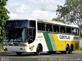 Empresa Gontijo de Transportes 15595 na cidade de Montes Claros, Minas Gerais, Brasil, por Sérgio Augusto Braga Canuto. Número da foto: #:id.