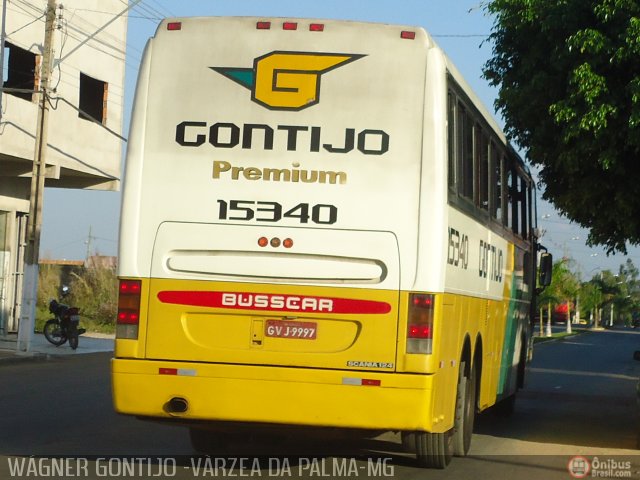 Empresa Gontijo de Transportes 15340 na cidade de Várzea da Palma, Minas Gerais, Brasil, por Wagner Gontijo Várzea da Palma-mg. ID da foto: 424260.