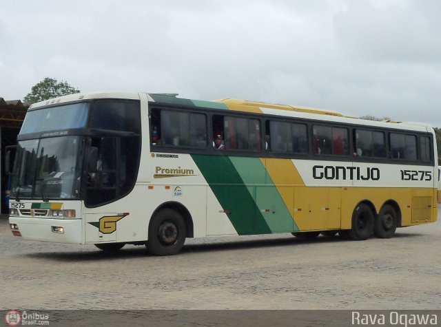 Empresa Gontijo de Transportes 15275 na cidade de Vitória da Conquista, Bahia, Brasil, por Rava Ogawa. ID da foto: 424362.