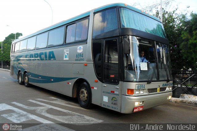 Viação Garcia 6594 na cidade de Maringá, Paraná, Brasil, por André Nordeste. ID da foto: 424949.