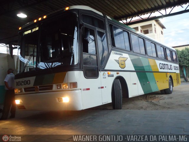 Empresa Gontijo de Transportes 10200 na cidade de Várzea da Palma, Minas Gerais, Brasil, por Wagner Gontijo Várzea da Palma-mg. ID da foto: 424283.