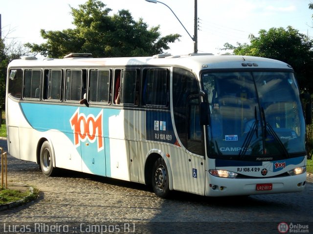Auto Viação 1001 RJ 108.429 na cidade de Campos dos Goytacazes, Rio de Janeiro, Brasil, por Lucas  Ribeiro. Número da foto: #424648.