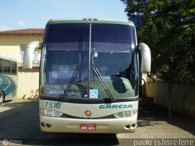 Viação Garcia 7510 na cidade de Paranacity, Paraná, Brasil, por Paulo J. S. Ferre. Número da foto: #424993.
