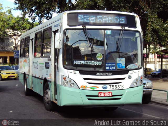 Viação Madureira Candelária B75631 na cidade de Rio de Janeiro, Rio de Janeiro, Brasil, por André Luiz Gomes de Souza. ID da foto: 424828.