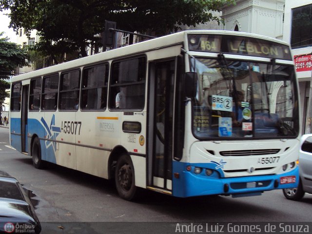 Transporte Estrela Azul A55077 na cidade de Rio de Janeiro, Rio de Janeiro, Brasil, por André Luiz Gomes de Souza. Número da foto: #426202.
