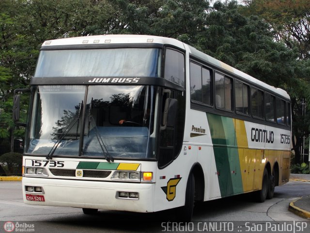 Empresa Gontijo de Transportes 15735 na cidade de São Paulo, São Paulo, Brasil, por Sérgio Augusto Braga Canuto. ID da foto: 426396.