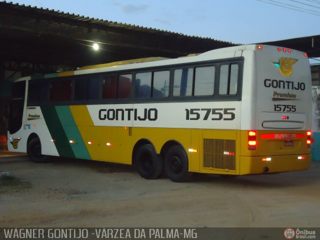 Empresa Gontijo de Transportes 15755 na cidade de Várzea da Palma, Minas Gerais, Brasil, por Wagner Gontijo Várzea da Palma-mg. ID da foto: 426964.