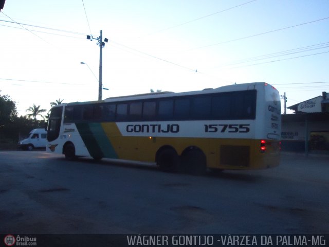 Empresa Gontijo de Transportes 15755 na cidade de Várzea da Palma, Minas Gerais, Brasil, por Wagner Gontijo Várzea da Palma-mg. Número da foto: #426965.