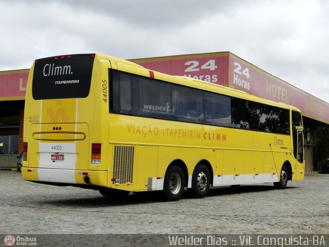 Viação Itapemirim 44005 na cidade de Vitória da Conquista, Bahia, Brasil, por Welder Dias. Número da foto: #428652.