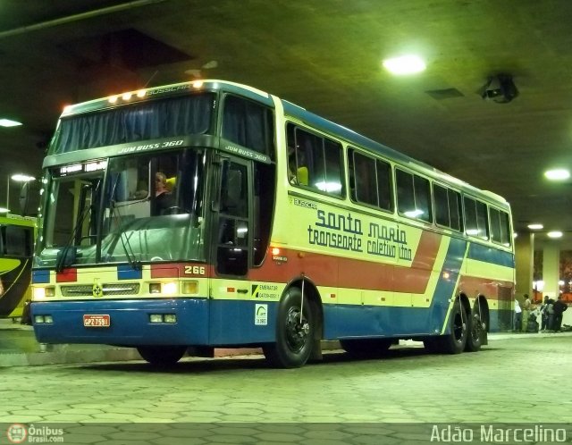 Transporte Coletivo Santa Maria 266 na cidade de Belo Horizonte, Minas Gerais, Brasil, por Adão Raimundo Marcelino. ID da foto: 427702.