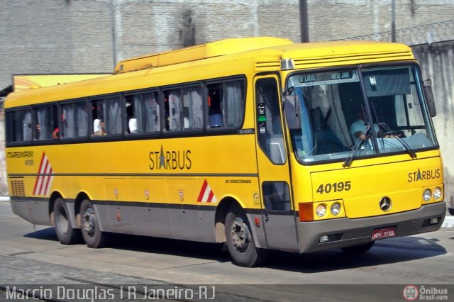 Viação Itapemirim 40195 na cidade de Rio de Janeiro, Rio de Janeiro, Brasil, por Wendel de Oliveira Vasconcellos. Número da foto: #428121.