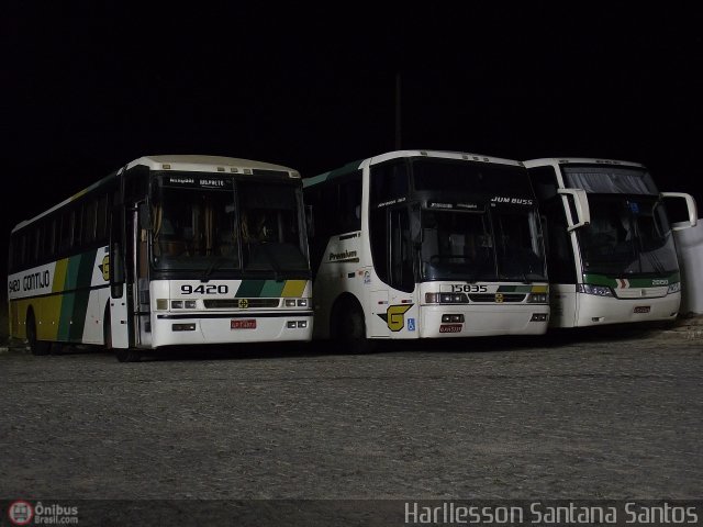 Empresa Gontijo de Transportes 9420 na cidade de Itaobim, Minas Gerais, Brasil, por Harllesson Santana Santos. Número da foto: #428922.