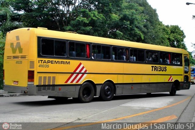 Viação Itapemirim 41035 na cidade de São Paulo, São Paulo, Brasil, por Francisco Ivano. ID da foto: 430590.