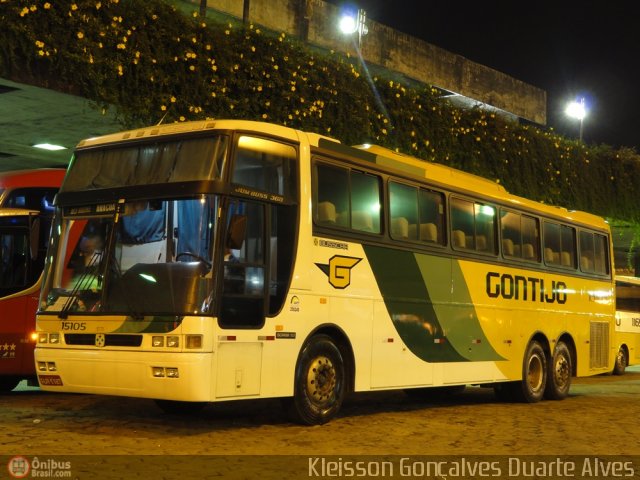 Empresa Gontijo de Transportes 15105 na cidade de Belo Horizonte, Minas Gerais, Brasil, por Kleisson  Gonçalves. ID da foto: 430949.