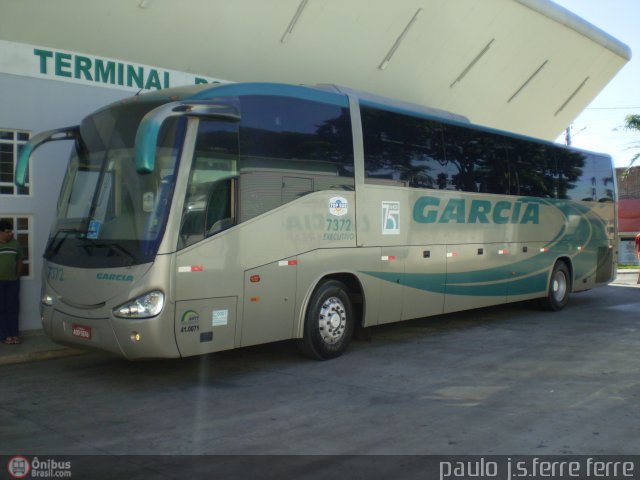 Viação Garcia 7372 na cidade de Paranacity, Paraná, Brasil, por Paulo J. S. Ferre. ID da foto: 431248.