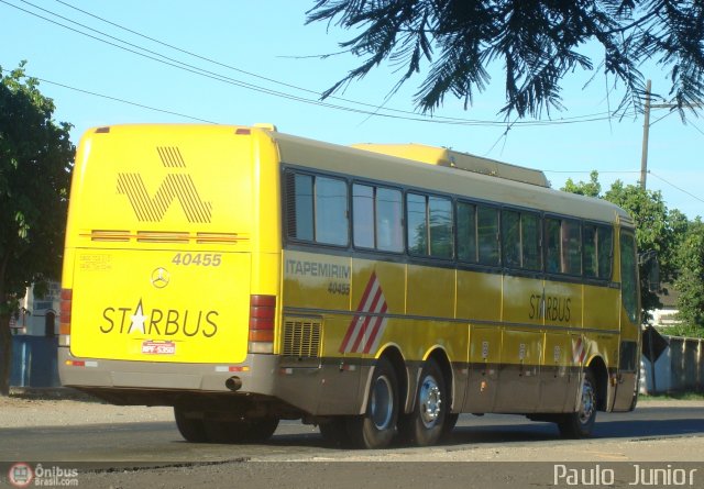 Viação Itapemirim 40455 na cidade de Campos dos Goytacazes, Rio de Janeiro, Brasil, por Paulo  Junior. ID da foto: 430860.