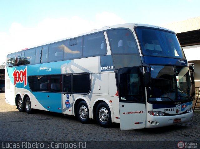 Auto Viação 1001 RJ 108.616 na cidade de Campos dos Goytacazes, Rio de Janeiro, Brasil, por Lucas  Ribeiro. Número da foto: #432030.