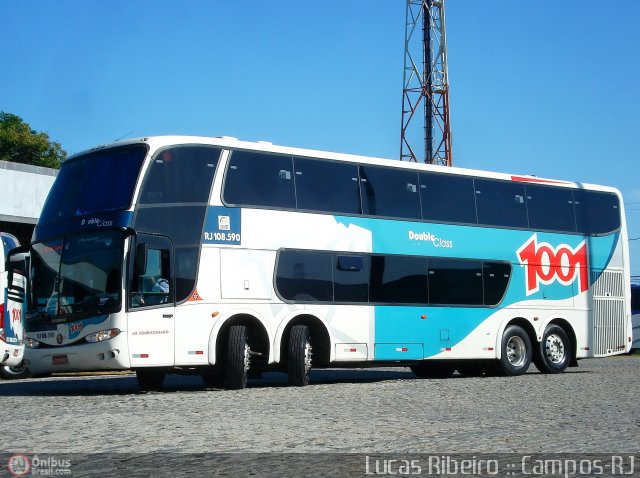 Auto Viação 1001 RJ 108.590 na cidade de Campos dos Goytacazes, Rio de Janeiro, Brasil, por Lucas  Ribeiro. Número da foto: #431988.