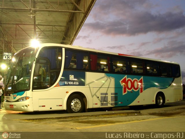 Auto Viação 1001 RJ 108.626 na cidade de Campos dos Goytacazes, Rio de Janeiro, Brasil, por Lucas  Ribeiro. Número da foto: #432088.