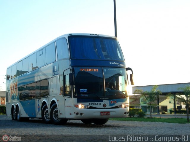 Auto Viação 1001 RJ 108.618 na cidade de Campos dos Goytacazes, Rio de Janeiro, Brasil, por Lucas  Ribeiro. Número da foto: #432076.