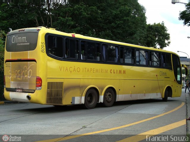 Viação Itapemirim 8095 na cidade de São Paulo, São Paulo, Brasil, por Franciel Souza. Número da foto: #431991.