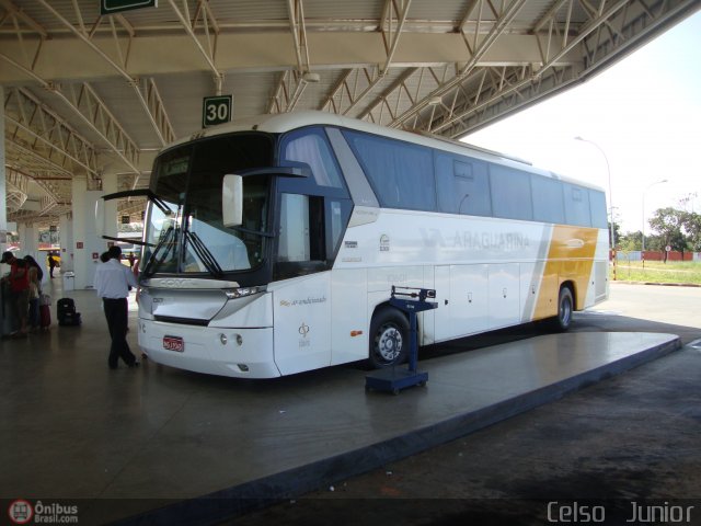 Viação Araguarina 10601 na cidade de Brasília, Distrito Federal, Brasil, por Celso  Junior. Número da foto: #431474.