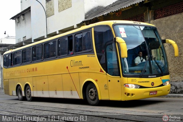Viação Itapemirim 8115 na cidade de Rio de Janeiro, Rio de Janeiro, Brasil, por Francisco Ivano. Número da foto: #431958.