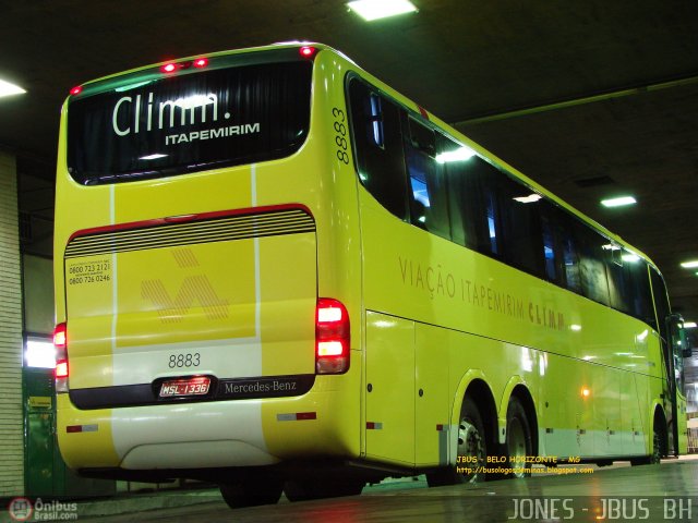 Viação Itapemirim 8883 na cidade de Belo Horizonte, Minas Gerais, Brasil, por Jones Bh. Número da foto: #432882.