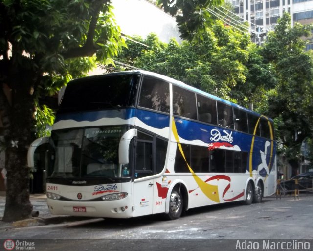 Duarte Turismo 2411 na cidade de Belo Horizonte, Minas Gerais, Brasil, por Adão Raimundo Marcelino. ID da foto: 433109.