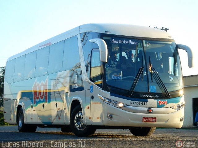 Auto Viação 1001 RJ 108.684 na cidade de Campos dos Goytacazes, Rio de Janeiro, Brasil, por Lucas  Ribeiro. Número da foto: #432917.