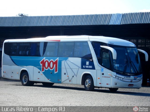 Auto Viação 1001 RJ 108.283 na cidade de Campos dos Goytacazes, Rio de Janeiro, Brasil, por Lucas  Ribeiro. ID da foto: 432946.