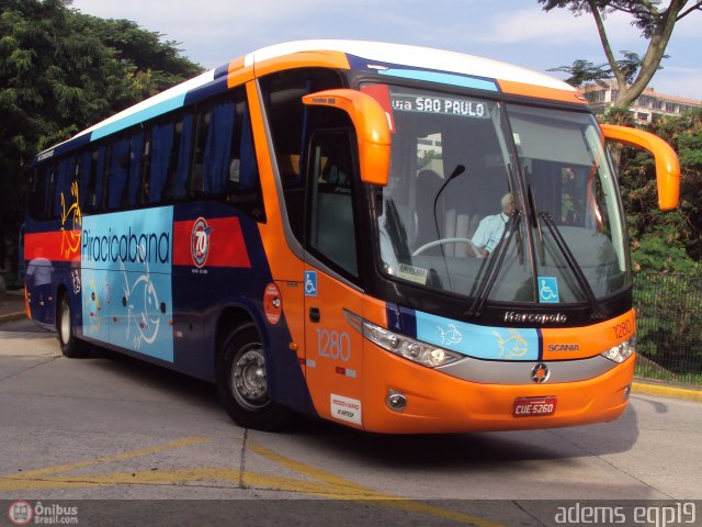 Viação Piracicabana 1280 na cidade de São Paulo, São Paulo, Brasil, por Adems  Equipe 19. Número da foto: #433934.
