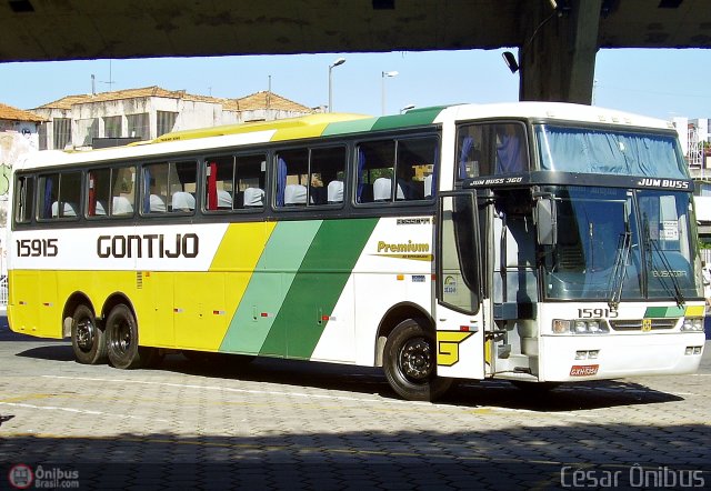 Empresa Gontijo de Transportes 15915 na cidade de Belo Horizonte, Minas Gerais, Brasil, por César Ônibus. ID da foto: 434740.