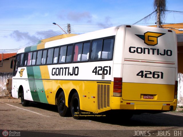 Empresa Gontijo de Transportes 4261 na cidade de Teresina, Piauí, Brasil, por Jones Bh. ID da foto: 434029.