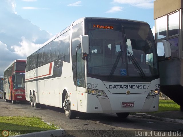 Auto Viação Catarinense 2757 na cidade de Florianópolis, Santa Catarina, Brasil, por Daniel Guardiola. Número da foto: #434120.