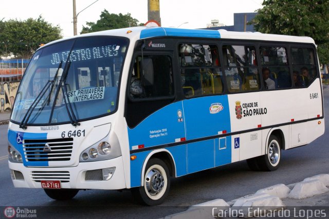 Transwolff Transportes e Turismo 6 6461  na cidade de São Paulo, São Paulo, Brasil, por Carlos Eduardo Lopes. Número da foto: #403738.