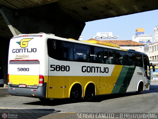 Empresa Gontijo de Transportes 5880 na cidade de Belo Horizonte, Minas Gerais, Brasil, por Sérgio Augusto Braga Canuto. ID da foto: 435164.