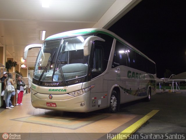 Viação Garcia 7346 na cidade de Pardinho, São Paulo, Brasil, por Harllesson Santana Santos. Número da foto: #436228.