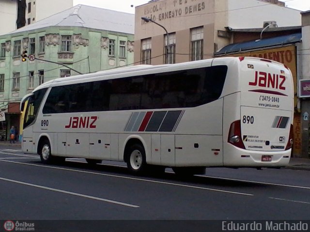 Janiz Transportes 890 na cidade de Porto Alegre, Rio Grande do Sul, Brasil, por Eduardo Machado. Número da foto: #436843.