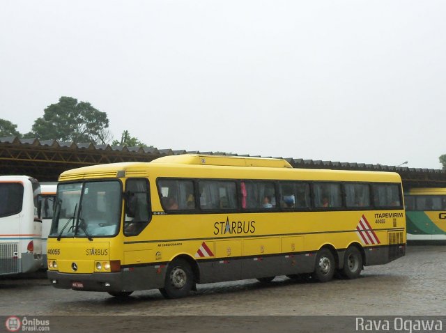 Viação Itapemirim 40055 na cidade de Vitória da Conquista, Bahia, Brasil, por Rava Ogawa. ID da foto: 406769.