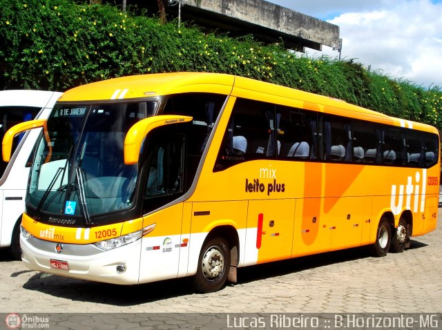 UTIL - União Transporte Interestadual de Luxo 12005 na cidade de Belo Horizonte, Minas Gerais, Brasil, por Lucas  Ribeiro. Número da foto: #407685.