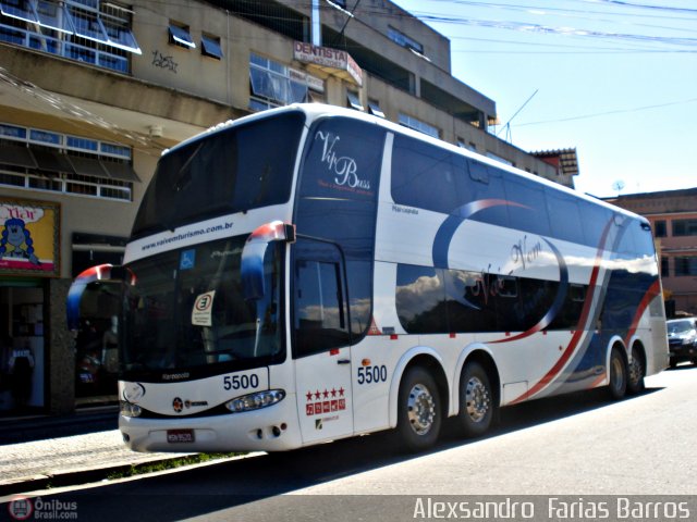Vai-Vem Turismo 5500 na cidade de Petrópolis, Rio de Janeiro, Brasil, por Alexsandro  Farias Barros. Número da foto: #407591.