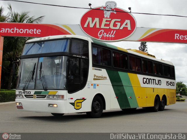 Empresa Gontijo de Transportes 15450 na cidade de Vitória da Conquista, Bahia, Brasil, por Drill Silva. ID da foto: 407385.