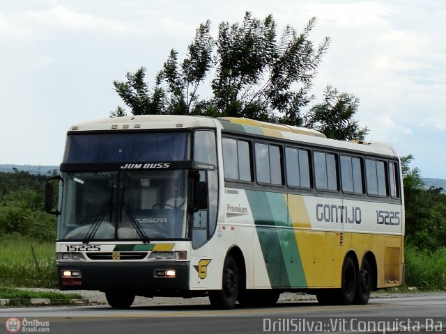 Empresa Gontijo de Transportes 15225 na cidade de Vitória da Conquista, Bahia, Brasil, por Drill Silva. ID da foto: 407348.