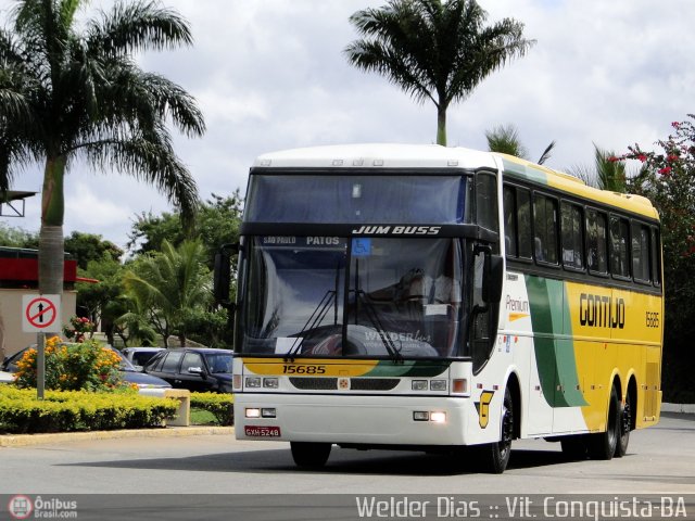 Empresa Gontijo de Transportes 15685 na cidade de Vitória da Conquista, Bahia, Brasil, por Welder Dias. Número da foto: #408630.