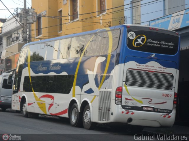 Advance Transatur 3807 na cidade de Divinópolis, Minas Gerais, Brasil, por Gabriel Valladares. Número da foto: #409842.