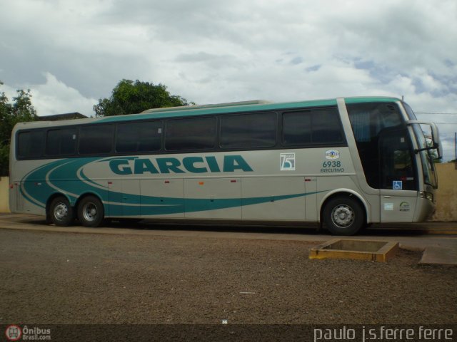 Viação Garcia 6938 na cidade de Paranacity, Paraná, Brasil, por Paulo J. S. Ferre. ID da foto: 409610.