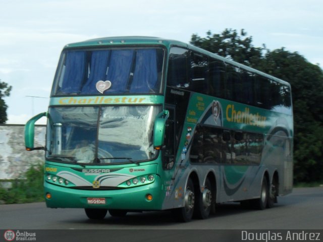 Charllestur Ônibus de Turismo 1008 na cidade de Trindade, Goiás, Brasil, por Douglas Andrez. ID da foto: 409798.