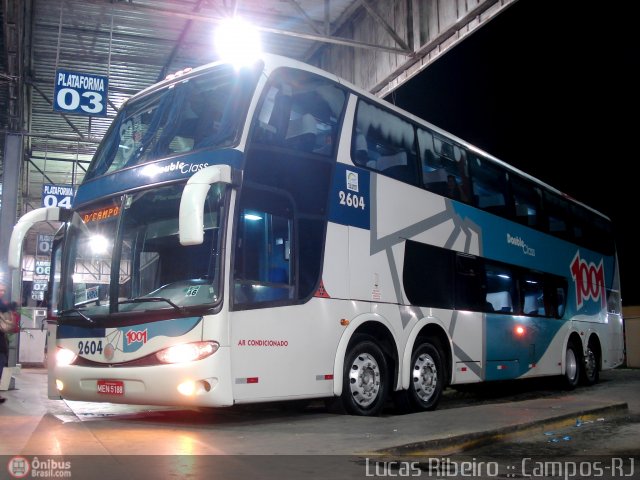 Auto Viação 1001 2604 na cidade de Campos dos Goytacazes, Rio de Janeiro, Brasil, por Lucas  Ribeiro. ID da foto: 411339.