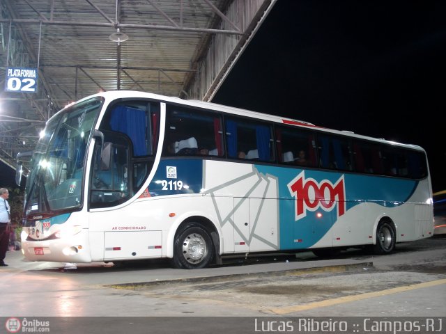 Auto Viação 1001 2119 na cidade de Campos dos Goytacazes, Rio de Janeiro, Brasil, por Lucas  Ribeiro. Número da foto: #411334.
